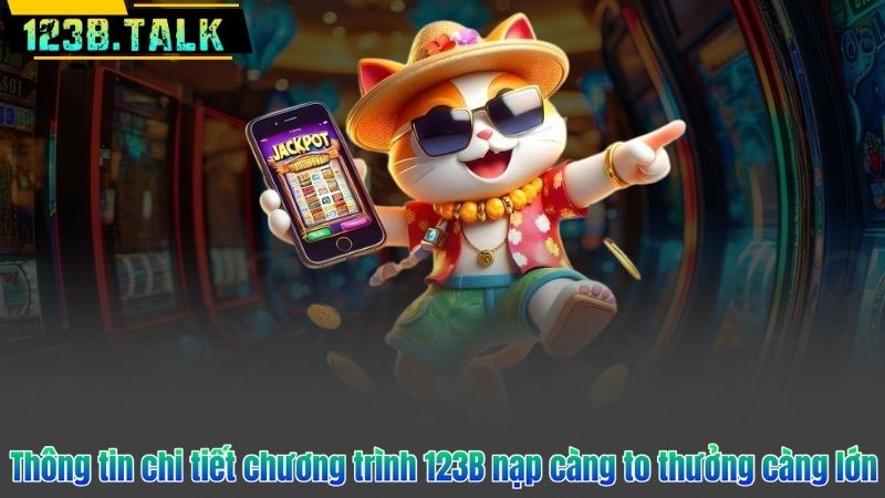 Khám Phá Ưu Đãi Hấp Dẫn: 123B Nạp Càng To Thưởng Càng Lớn 6 Thông tin chi tiết chương trình 123B nạp càng to thưởng càng lớn